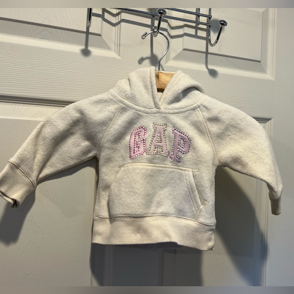 Gap fleece shirt hoodie 12-18 months baby